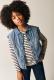 Vichy Denim Gilet -Tumble 'N Dry