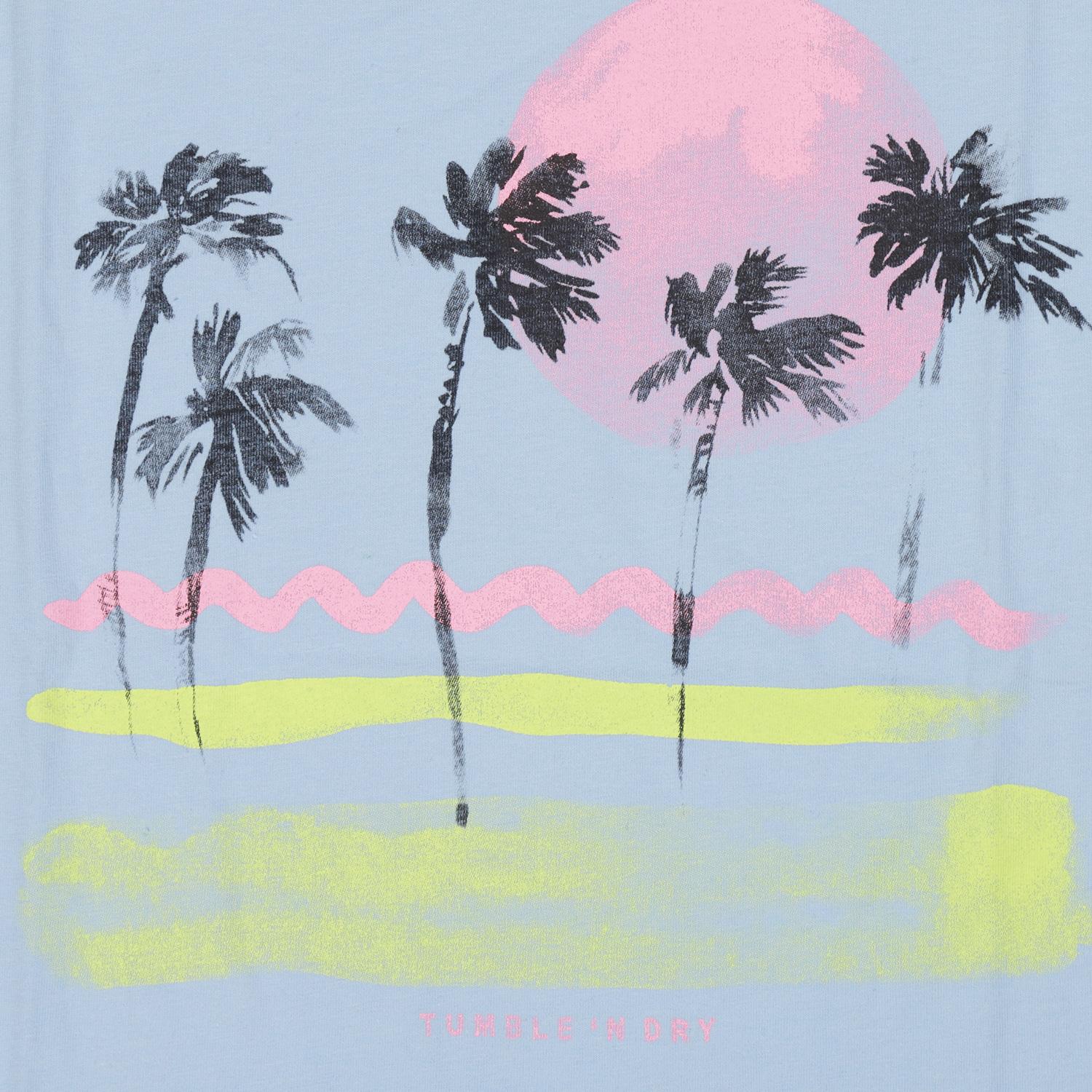 Costa Rica T-Shirt Meisjes Mid -Tumble 'N Dry
