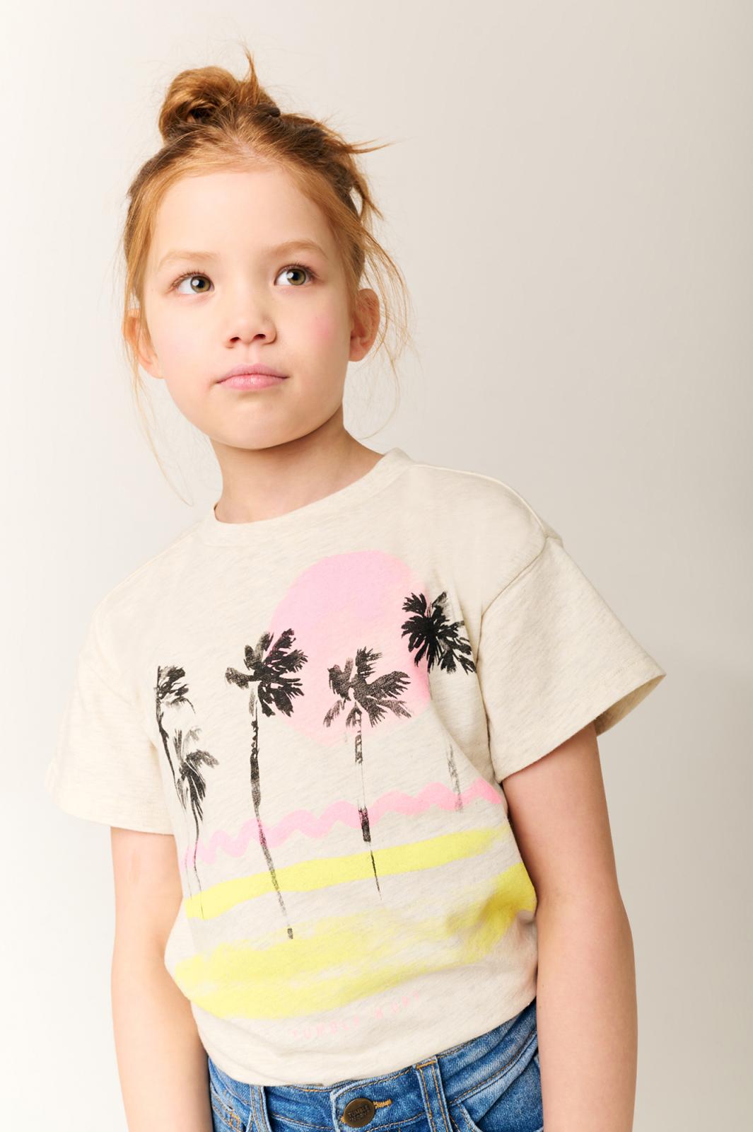 Costa Rica T-Shirt Meisjes Mid -Tumble 'N Dry
