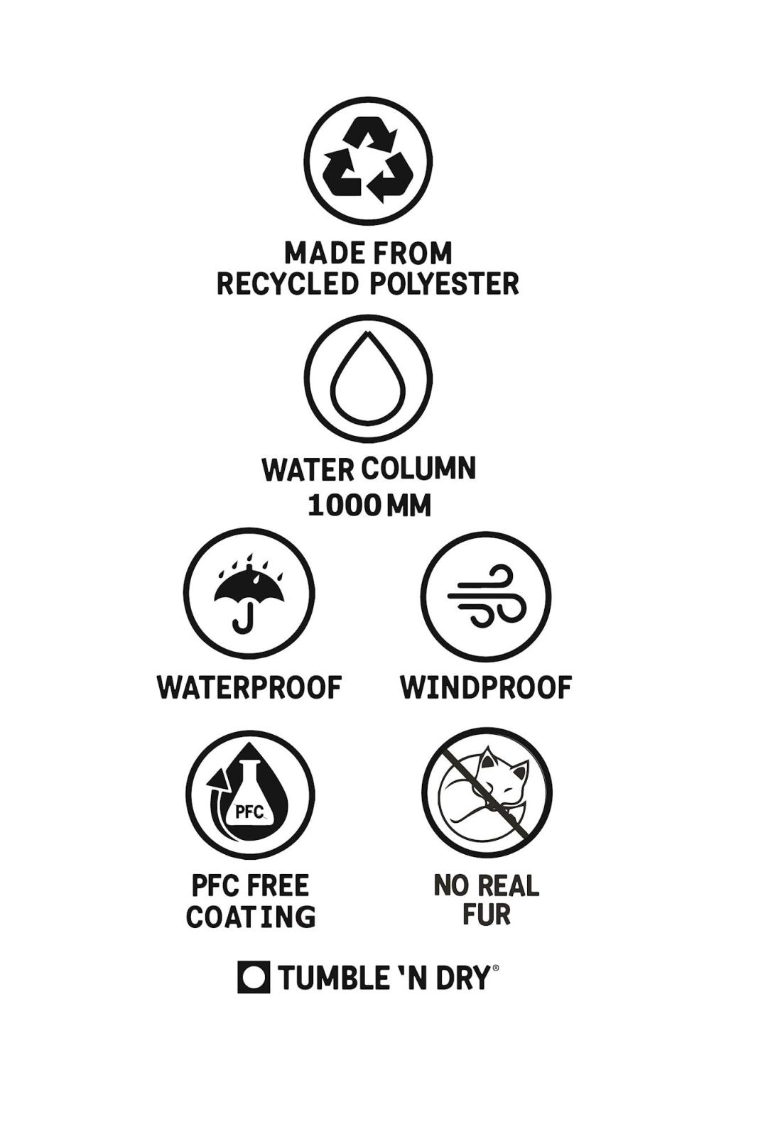 Huskvarna Jas Meisjes Mid -Tumble 'N Dry