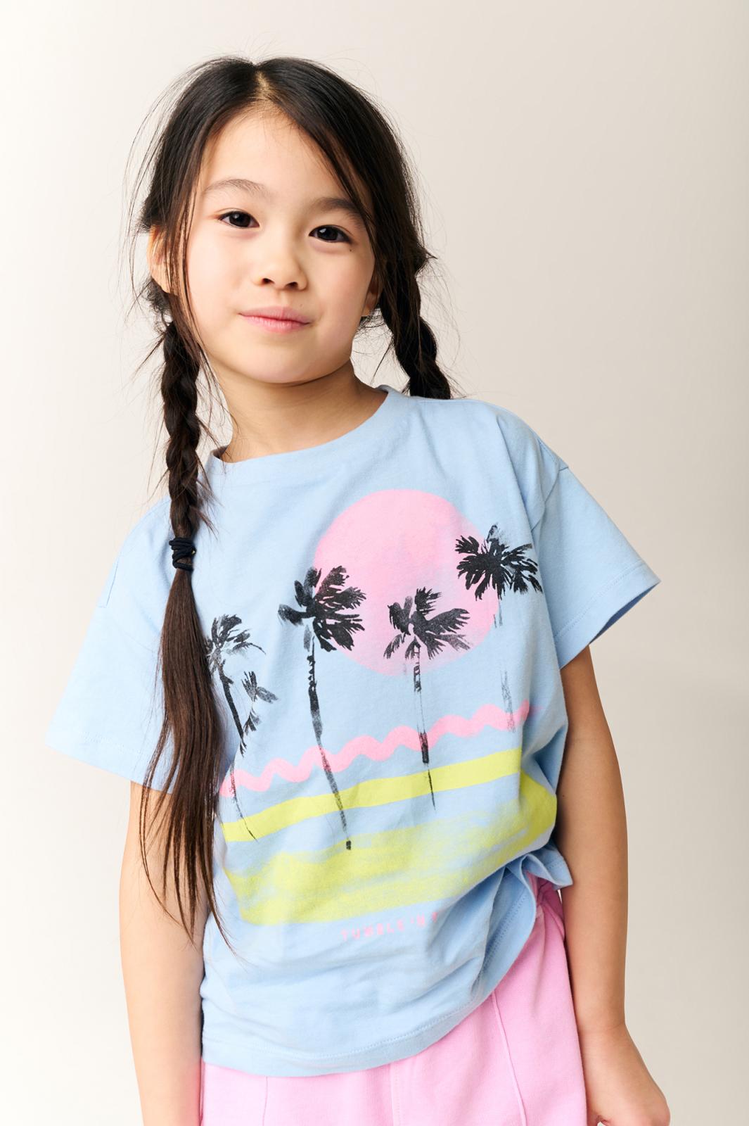 Costa Rica T-Shirt Meisjes Lo -Tumble 'N Dry