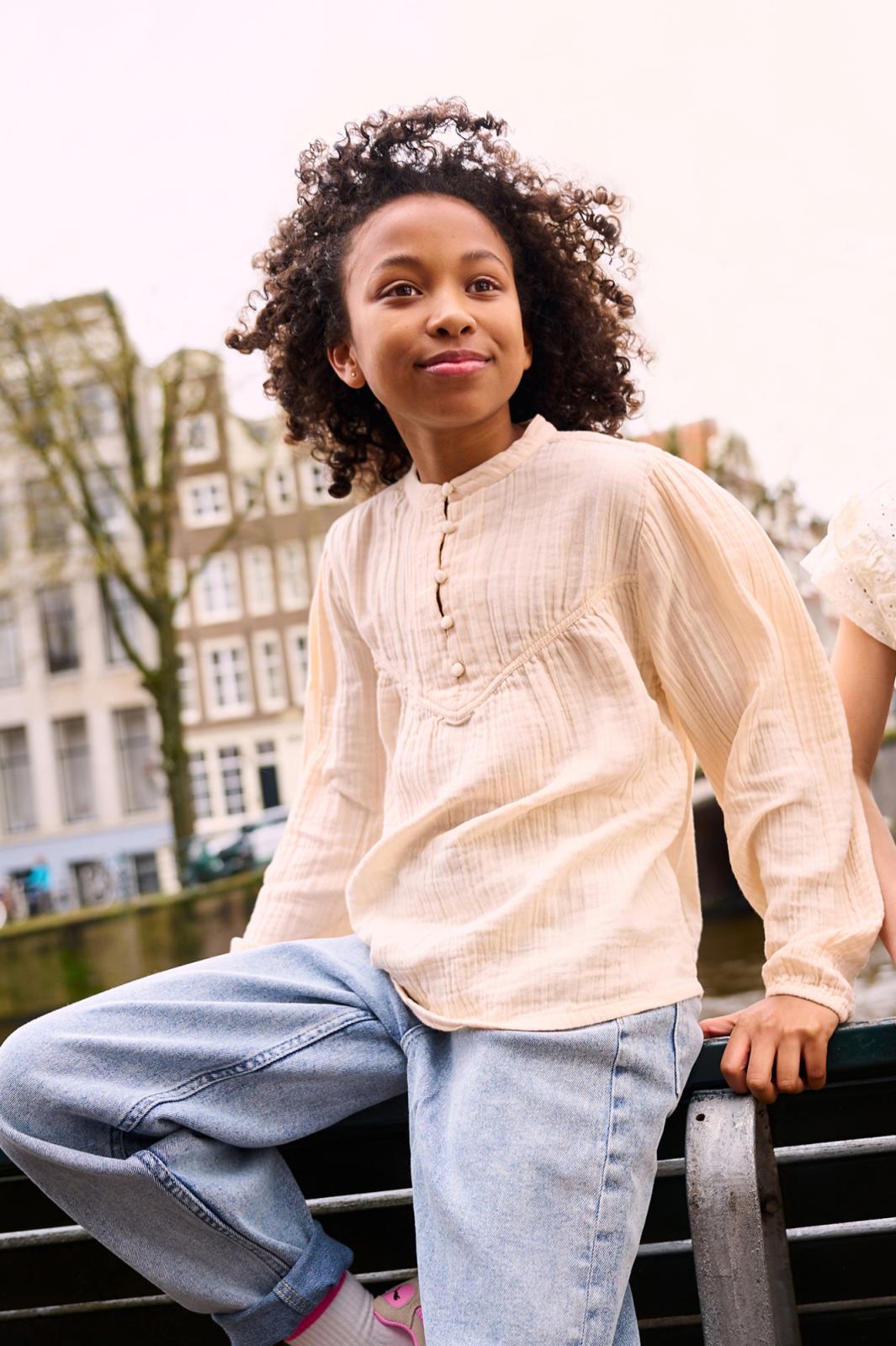 Chiara Blouse Meisjes -Tumble 'N Dry