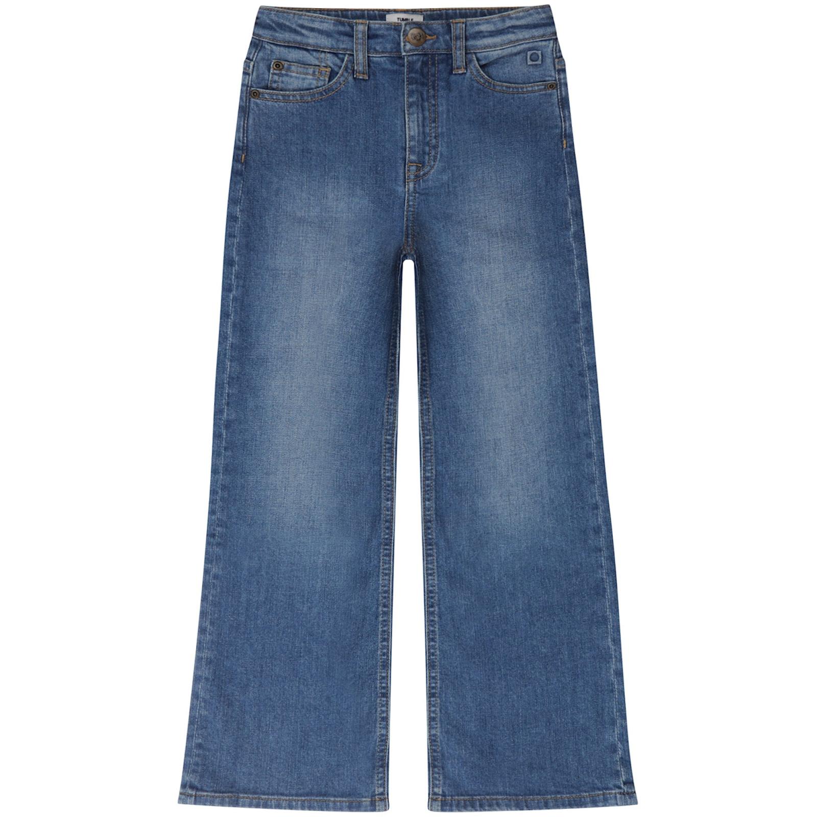 Jolien wide Jeans Meisjes Mid -Tumble 'N Dry
