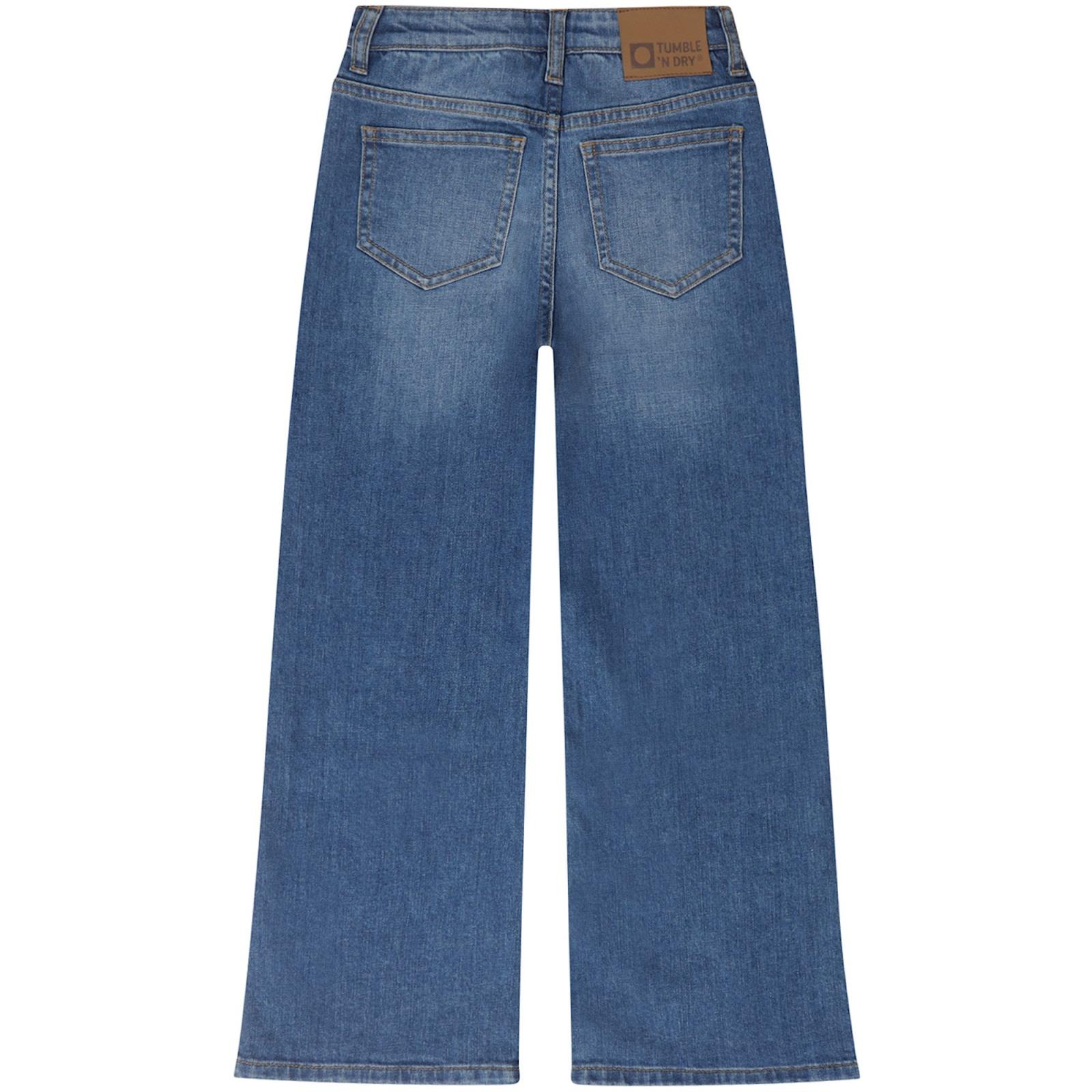 Jolien wide Jeans Meisjes Mid -Tumble 'N Dry