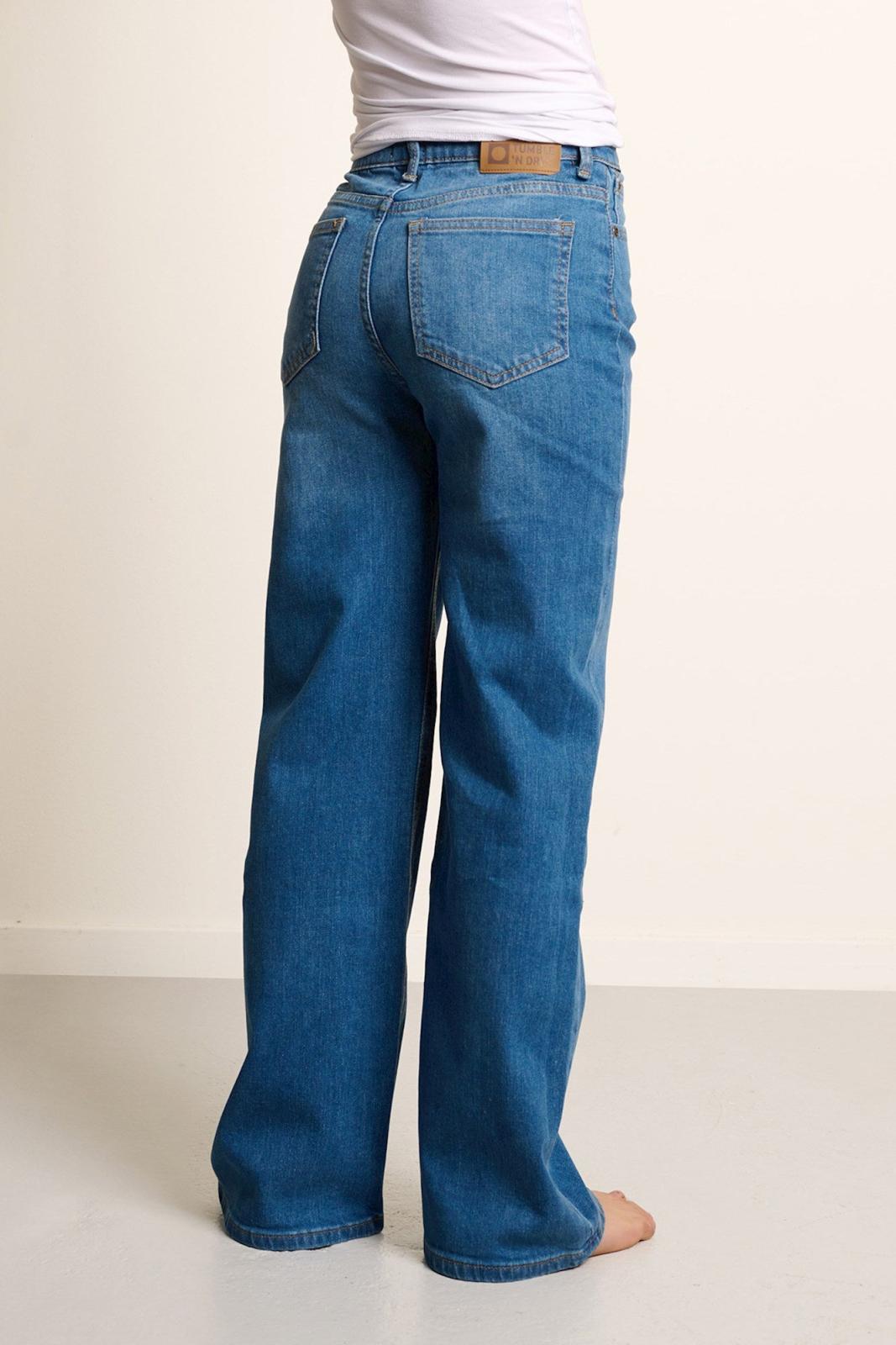 Jolien wide Jeans Meisjes Mid -Tumble 'N Dry