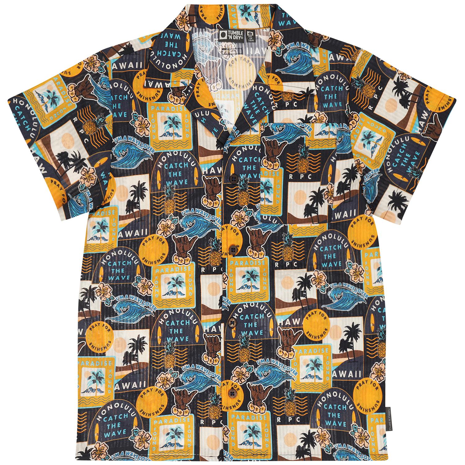 Lacanau Palm Shirt -Tumble 'N Dry