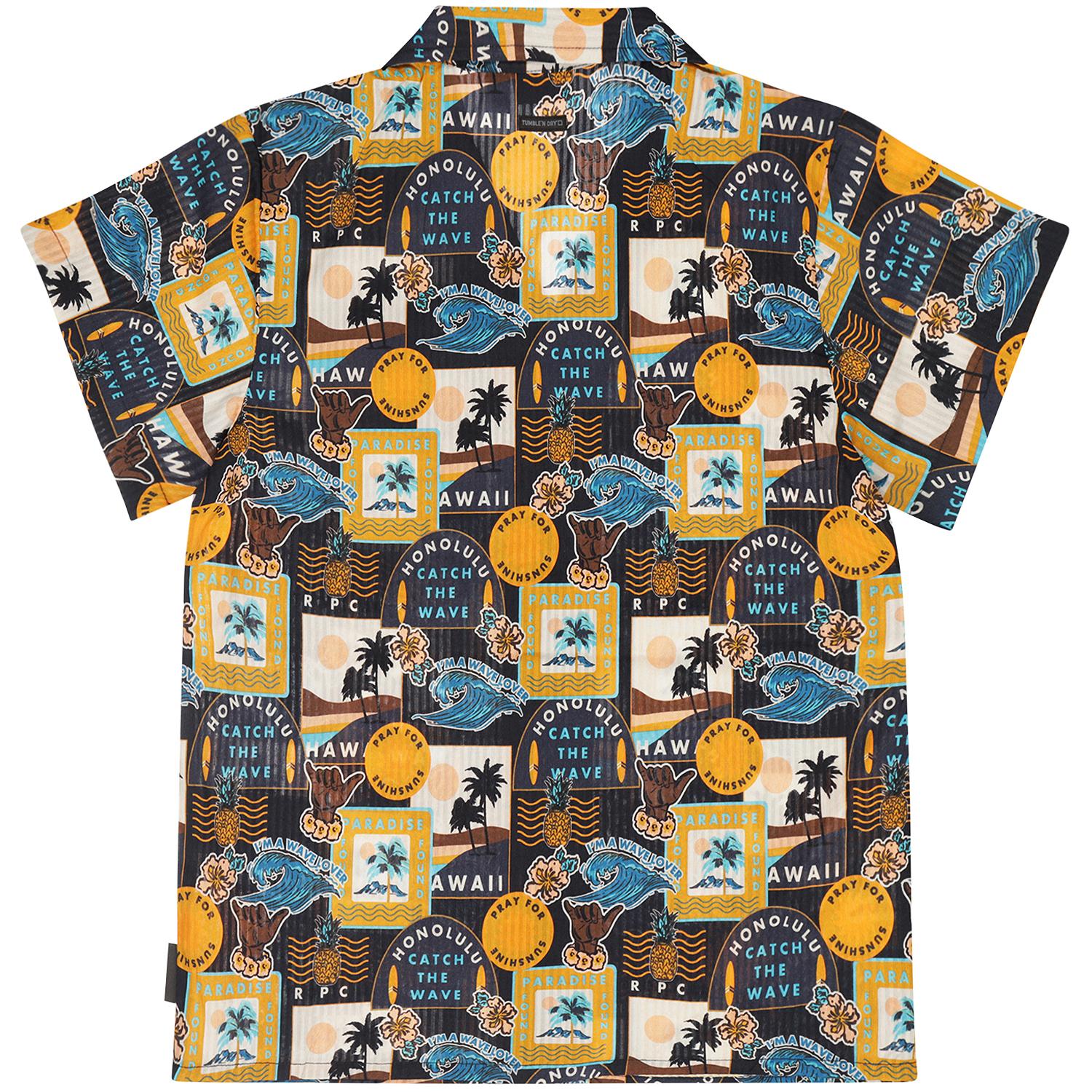 Lacanau Palm Shirt -Tumble 'N Dry