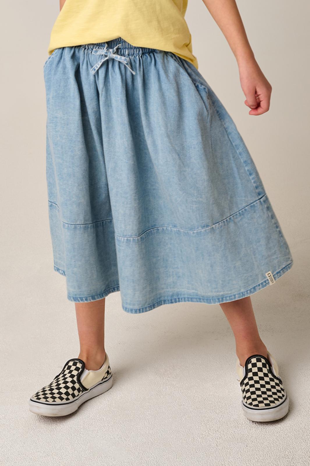 Piron Denim Skirt -Tumble 'N Dry