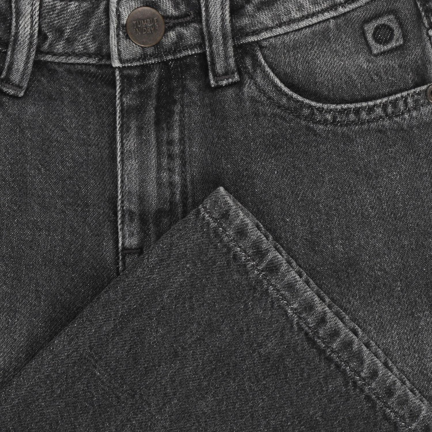 Jara Grey Wide Jeans -Tumble 'N Dry