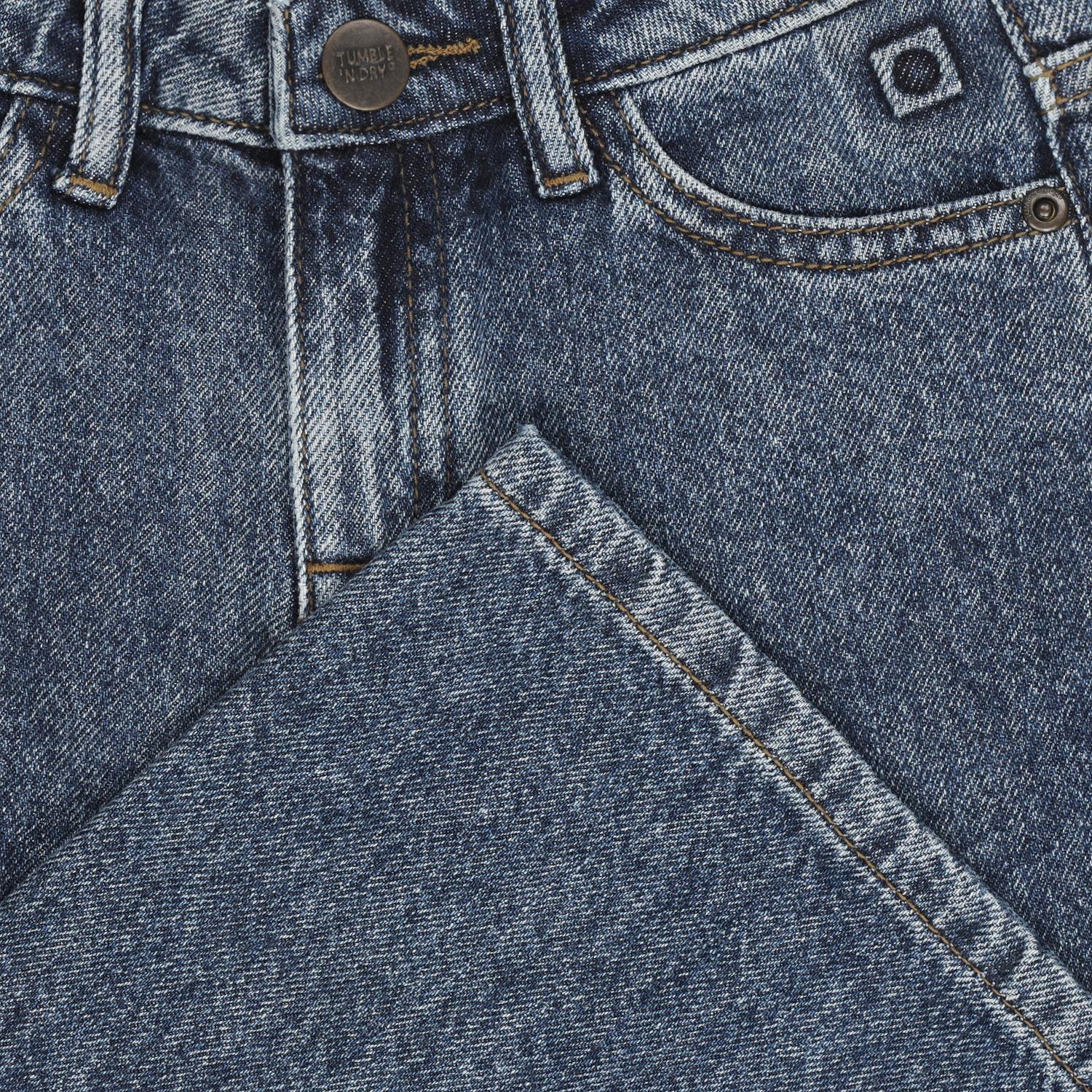 Jara Blue Wide Jeans -Tumble 'N Dry