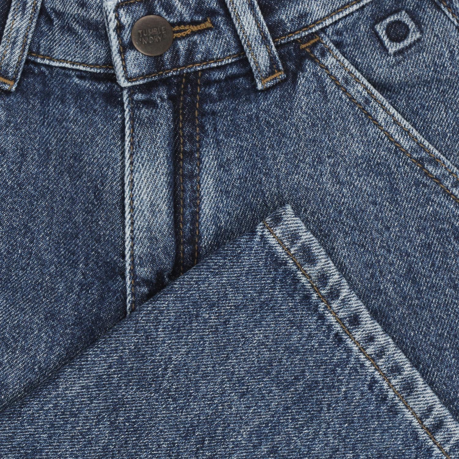 Jurre Blue Barrel Jeans -Tumble 'N Dry