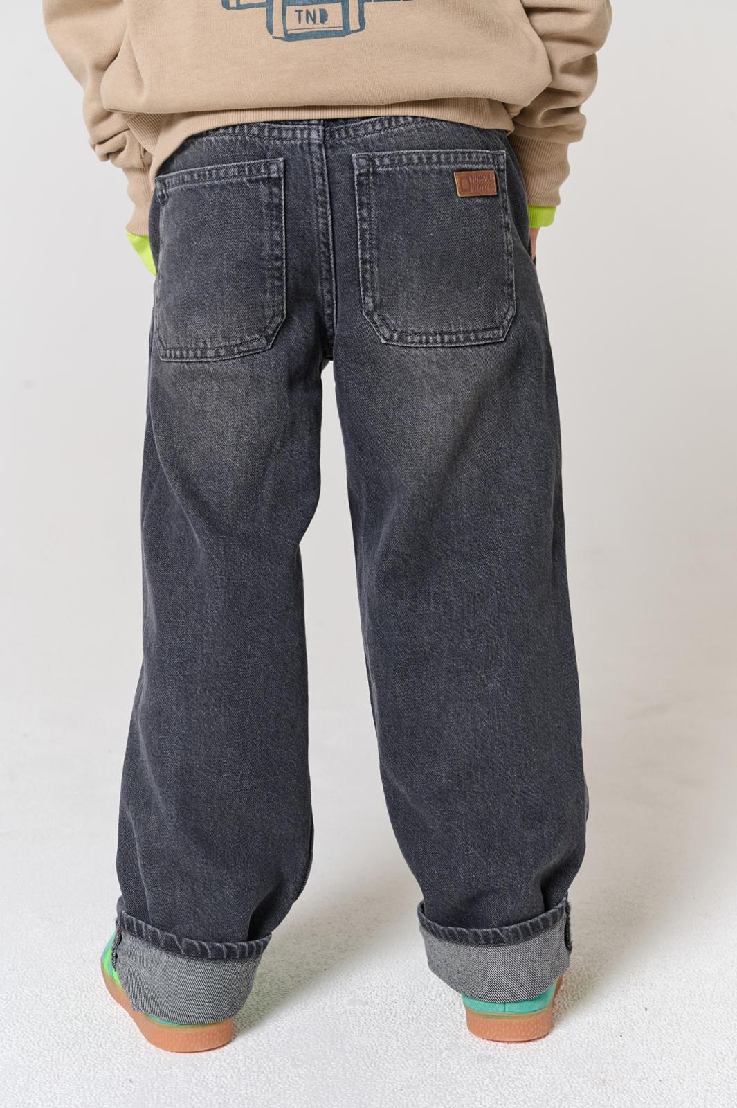 Jurre Grey Barrel Jeans -Tumble 'N Dry