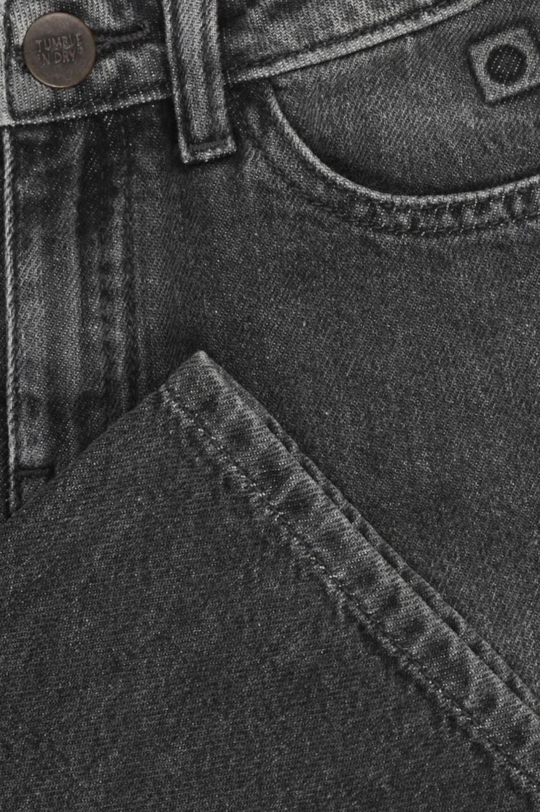 Jara Grey Wide Jeans -Tumble 'N Dry