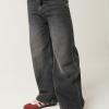 Jara Grey Wide Jeans -Tumble 'N Dry